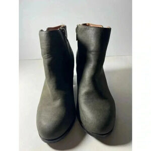 Olive Green Women's Ankle Boots
